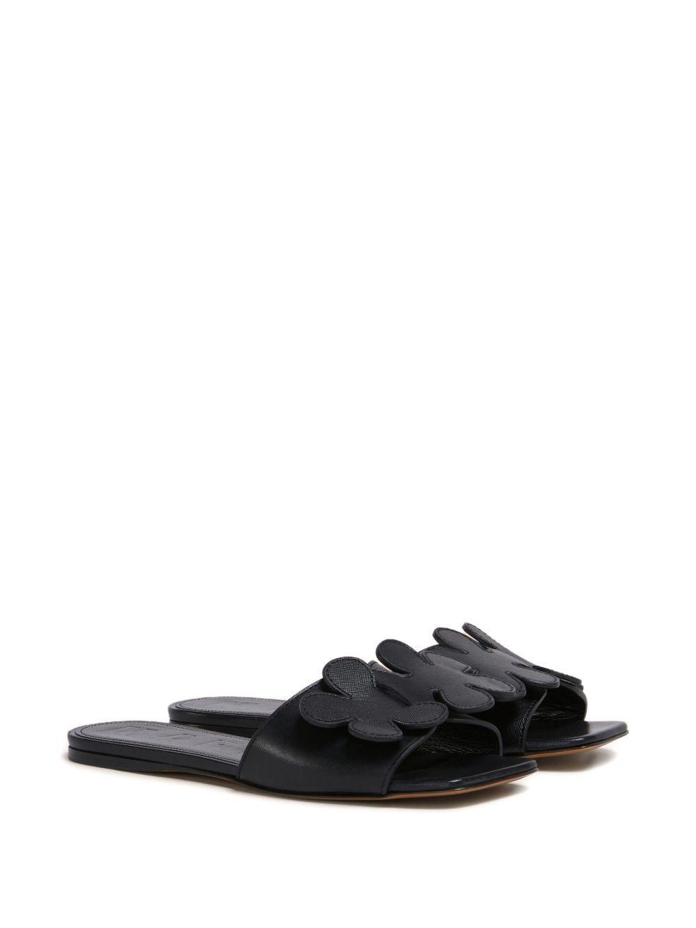 floral-appliqué slide sandals Product Image