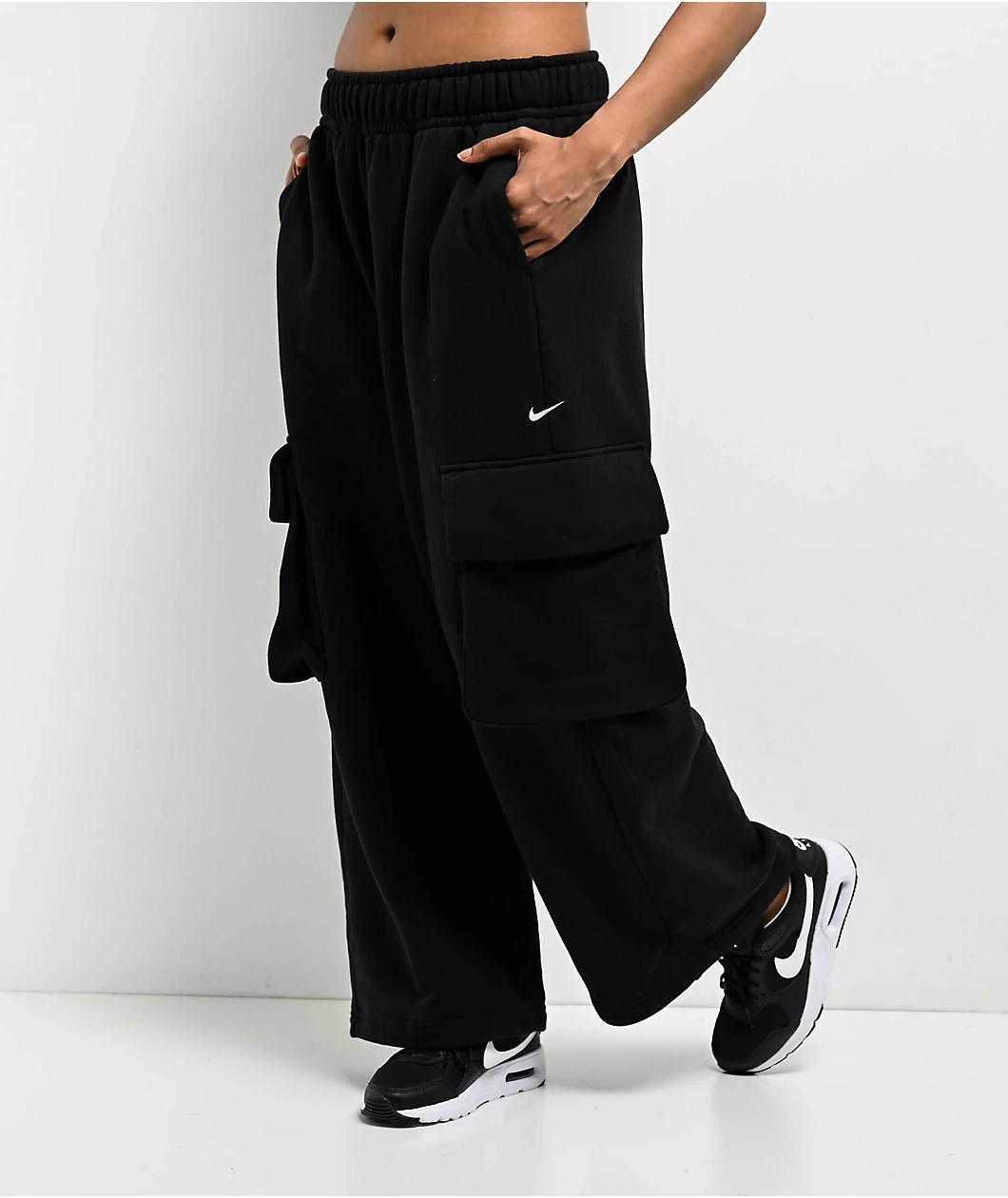 Nike Sportswear Dance Black Sail Oversized Sweatpants Product Image