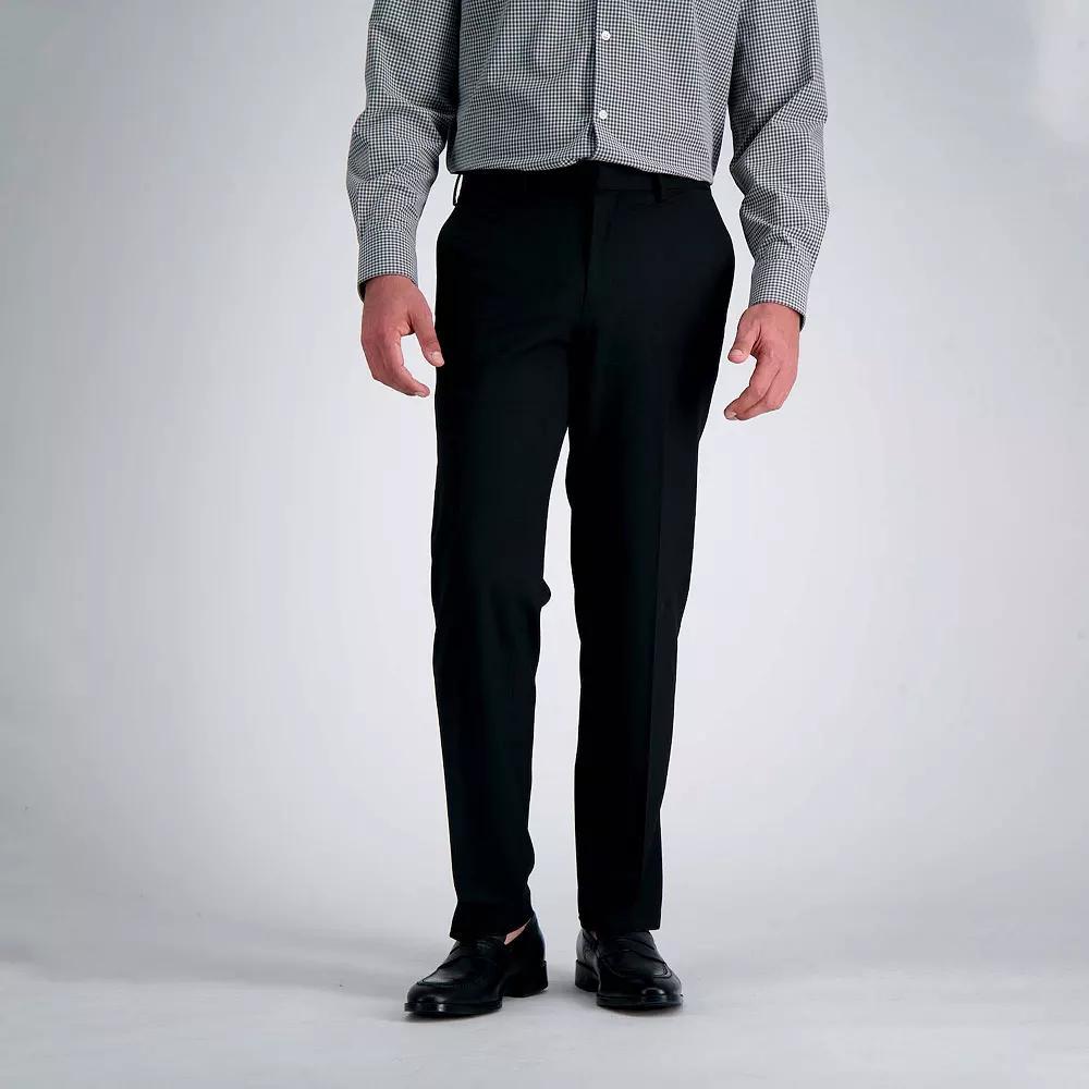 Mens J.M. Haggar Premium Flex-Waist Straight-Fit 4-Way Stretch Flat-Front Dress Pants, Mens Product Image