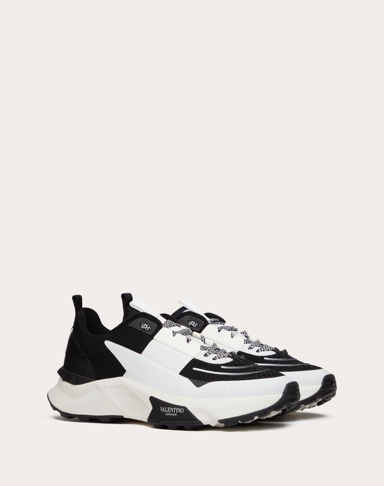 True Act Low Top Sneaker In Mesh And Rubberized Fabric Product Image
