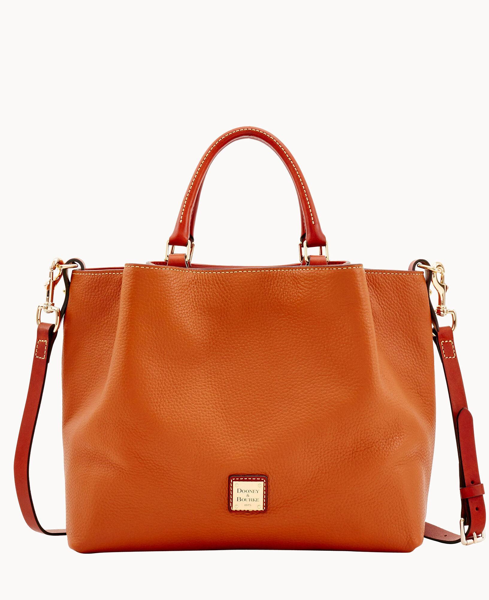 Dooney & Bourke Womens Pebble Grain Large Leather Barlow Bag in Forest Product Image