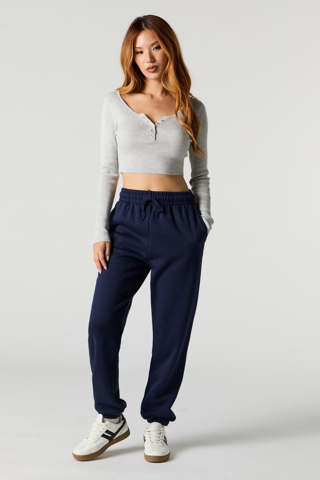 High Rise Fleece Jogger Female Product Image