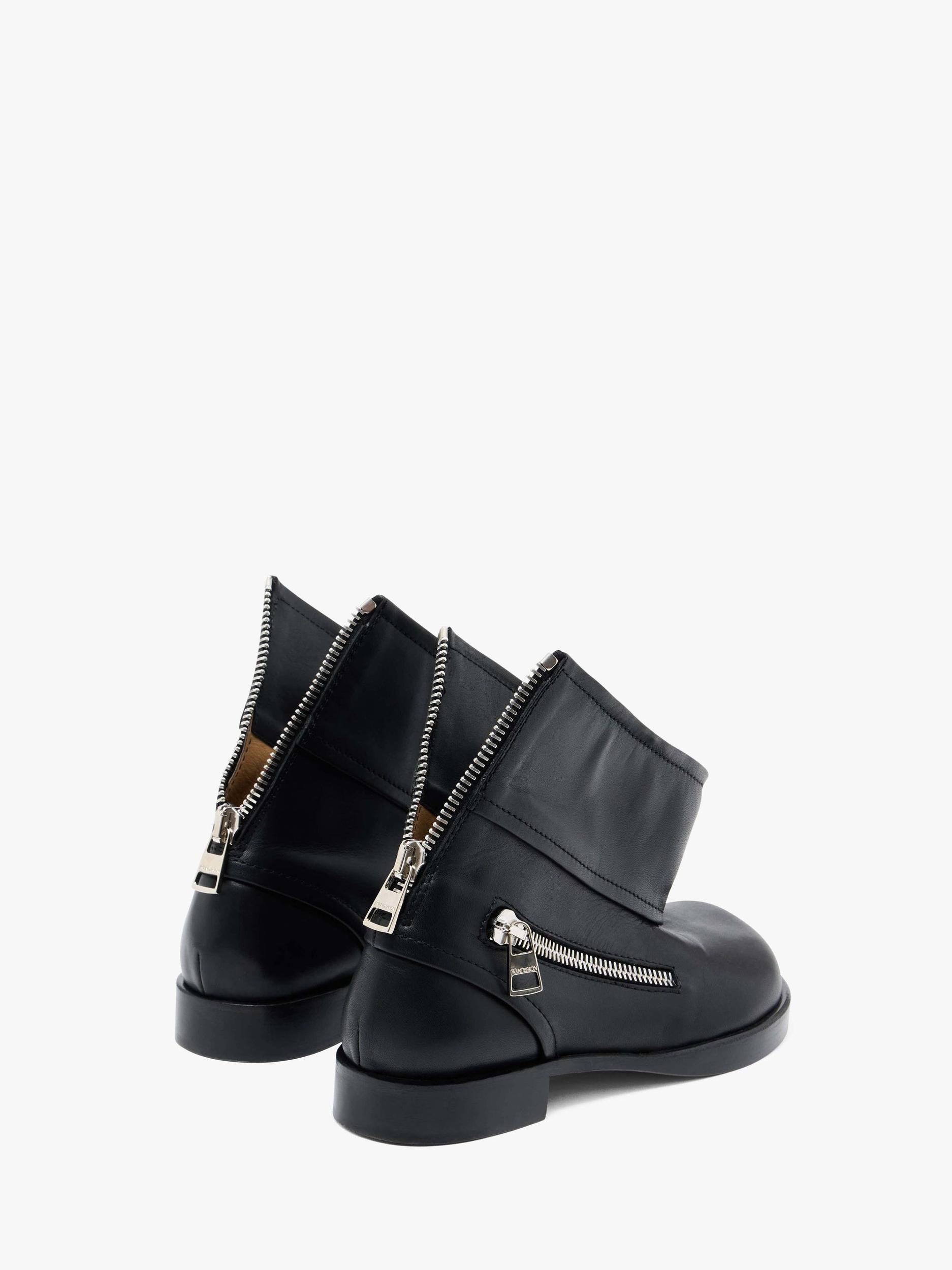 BIKER BOOT - LEATHER ANKLE BOOT Product Image