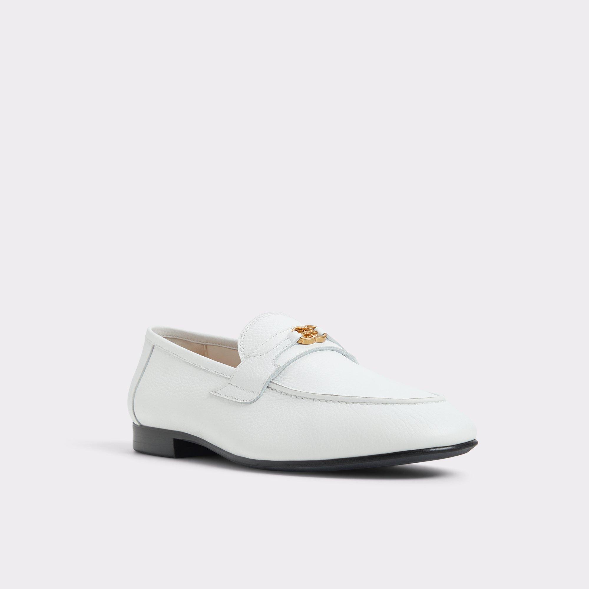 ALDO Fiero - Men's Loafers and Slip on - White, Size 7.5 Product Image
