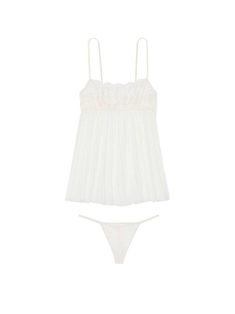 Dare to Dream Lace Pleated Babydoll Set Product Image