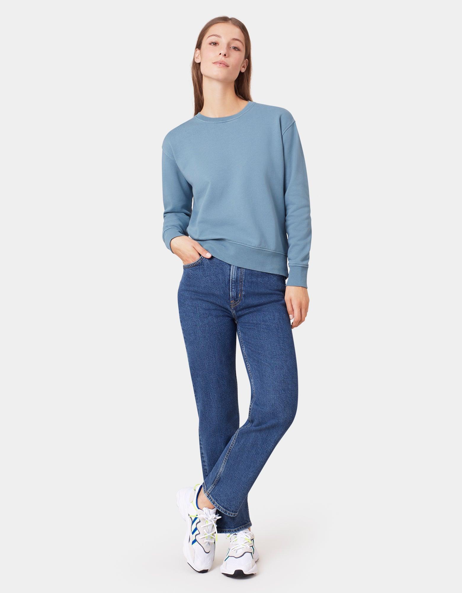 Women Classic Organic Crew - Burned Yellow Product Image