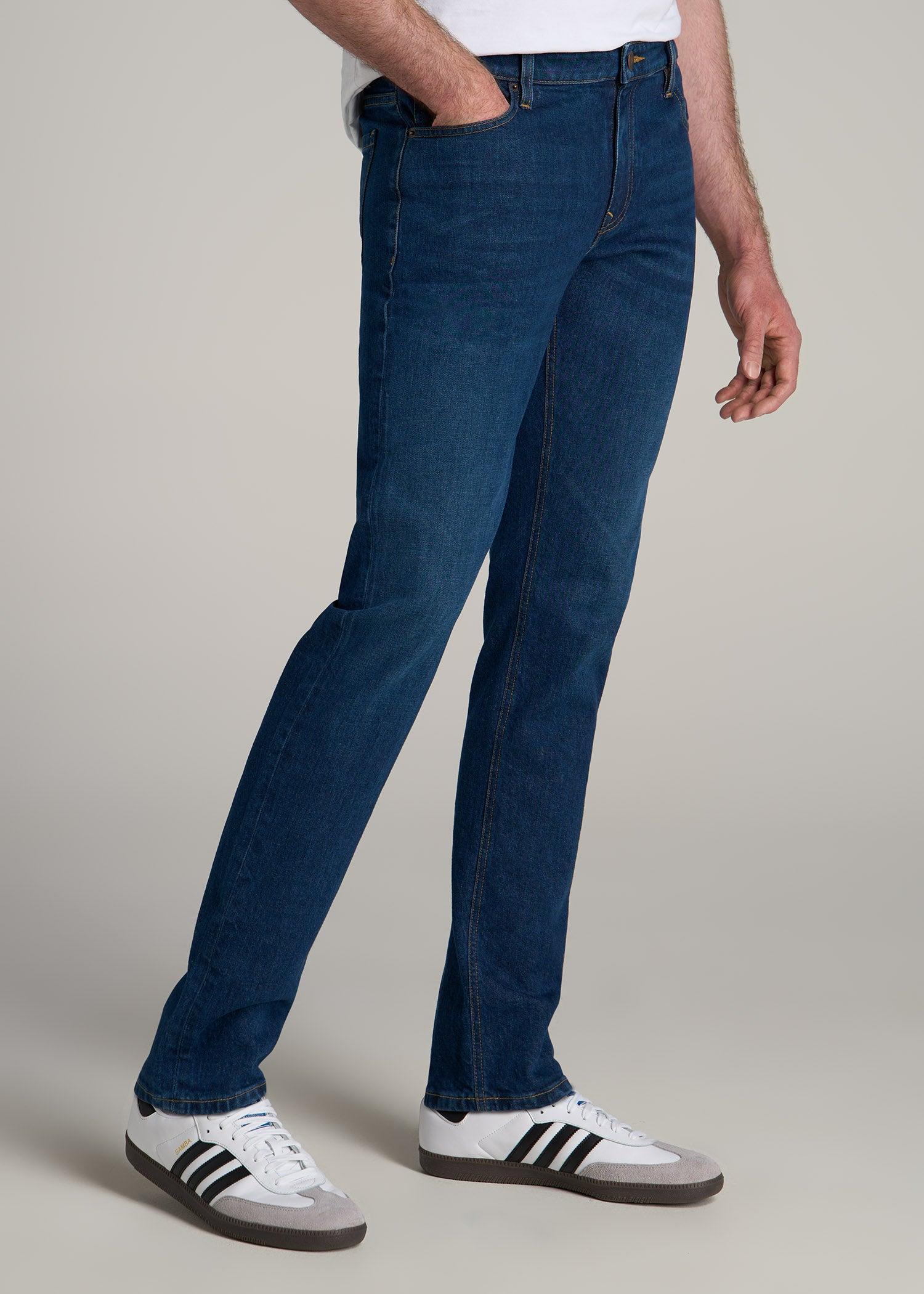 Americana Collection Carman Tapered Fit Jeans For Tall Men in Crown Blue Product Image
