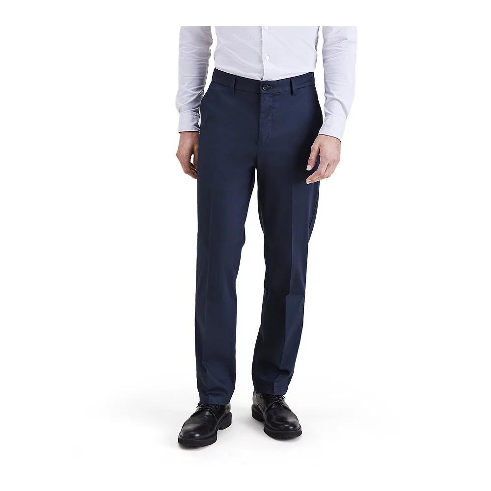 Big & Tall Dockers® Signature Straight-Fit Stain Defender Pants, Men's, Size: 48X32, Blue Blazer Product Image