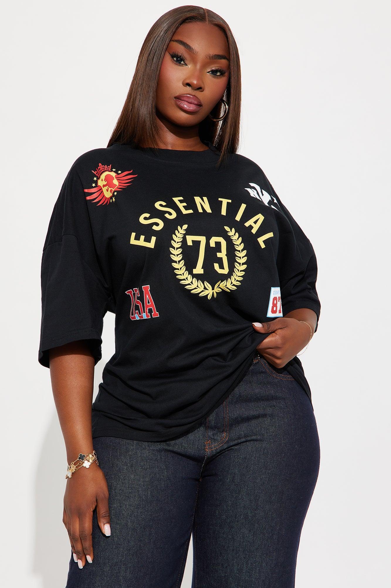 Essential 73 Washed Tee - Black Product Image