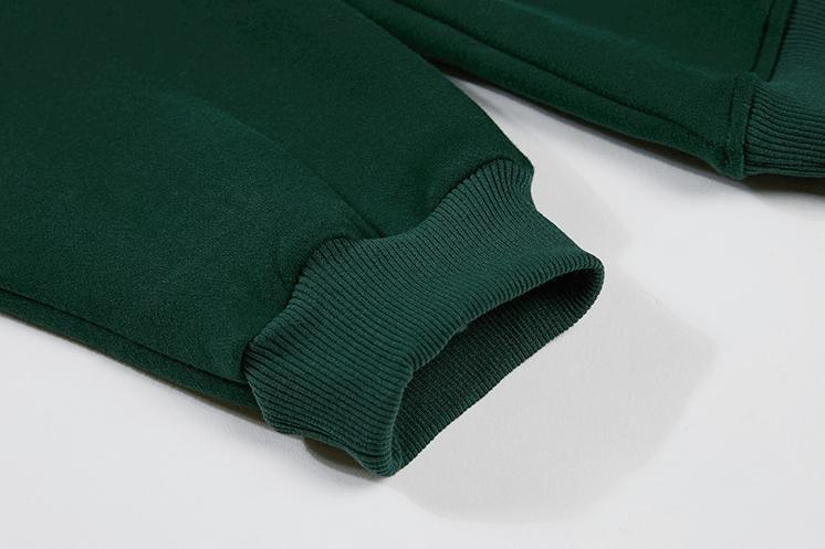 RT No. 3079 GREEN LETTERED HOODIE Product Image