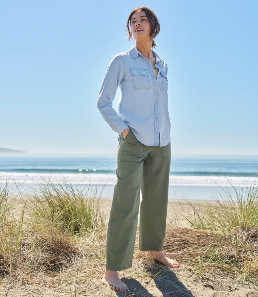 Women's 207 Vintage Cotton Canvas Pants, High-Rise Wide-Leg Product Image