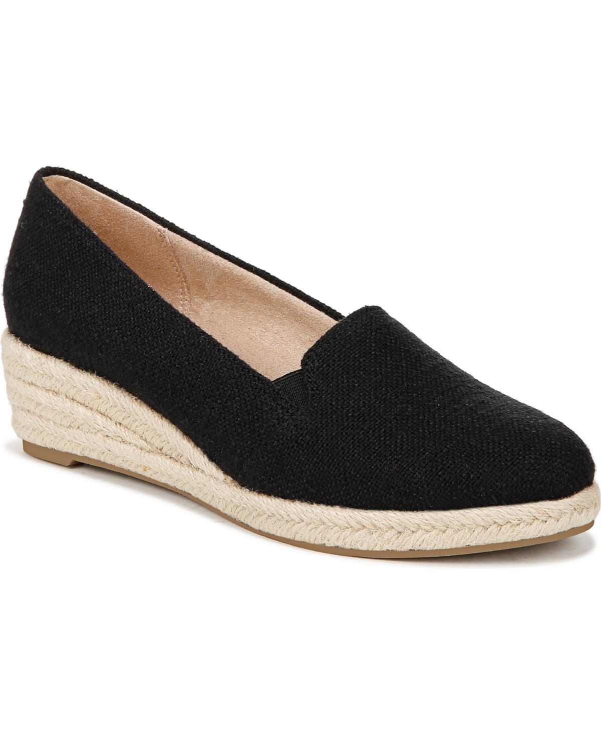 LifeStride Kamilla Women's Espadrille Wedges, Size: 11 Wide, Black Product Image