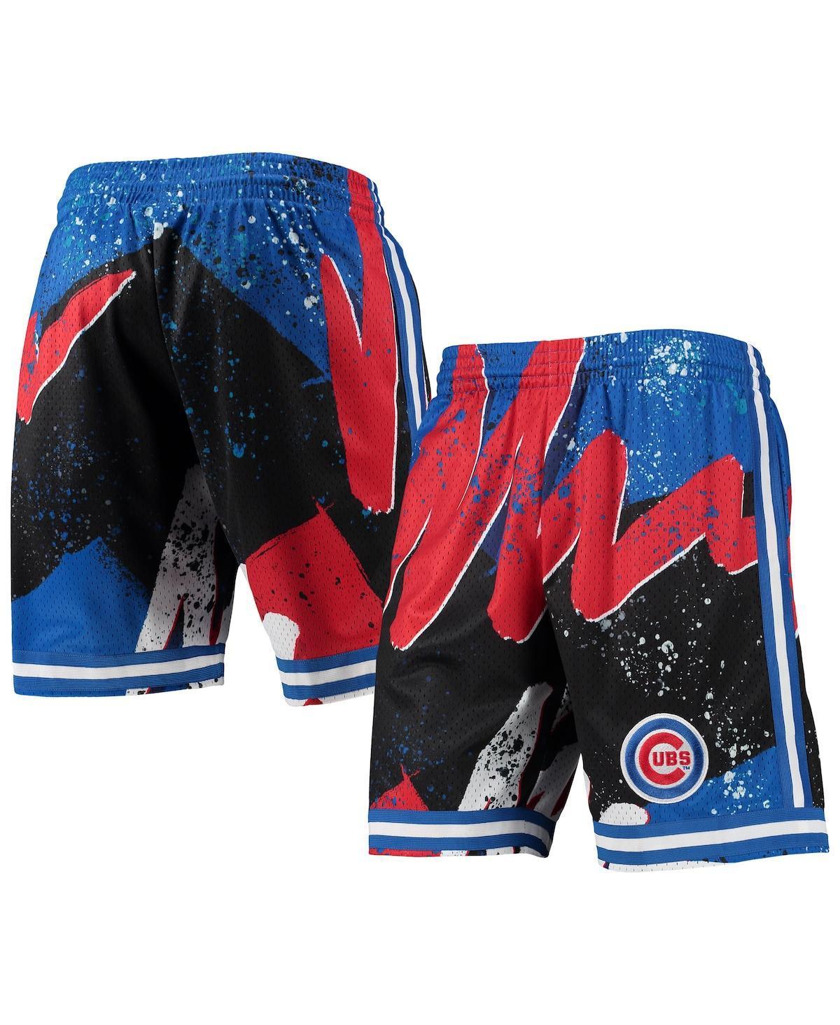 Men's Mitchell & Ness Royal Chicago Cubs Hyper Hoops Shorts, Size: Small, Blue Product Image