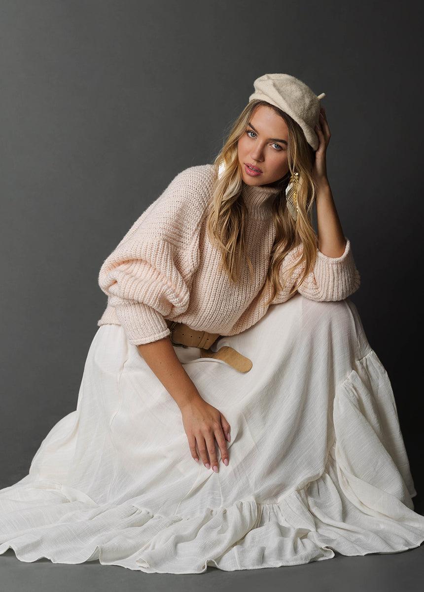 Kenzie Sweater in Heather Shell Female Product Image
