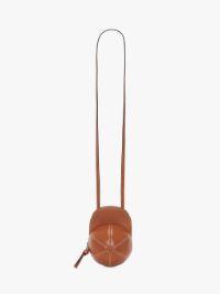 MEDIUM CAP BAG - LEATHER CROSSBODY BAG in brown | JW Anderson US  Product Image