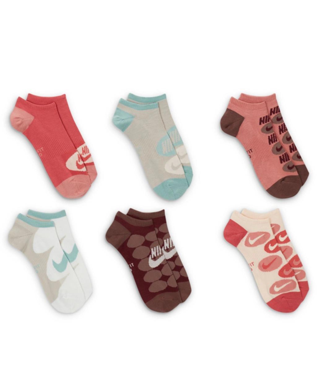 Womens Nike 6-Pair Everyday Light No Show Socks Product Image