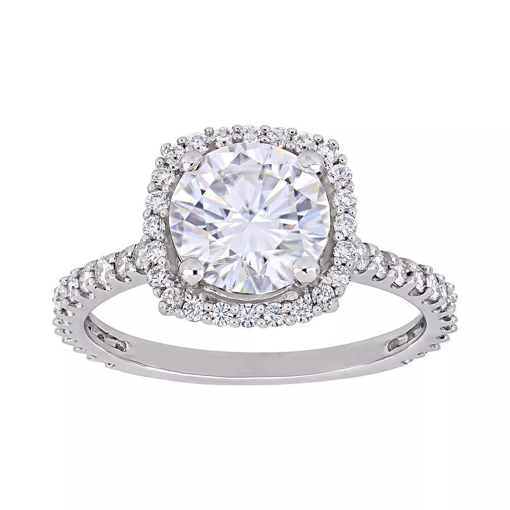 Stella Grace 10k Rose Gold Lab Created Moissanite Engagement Ring, Women's, Size: 9, 10k White Gold Product Image