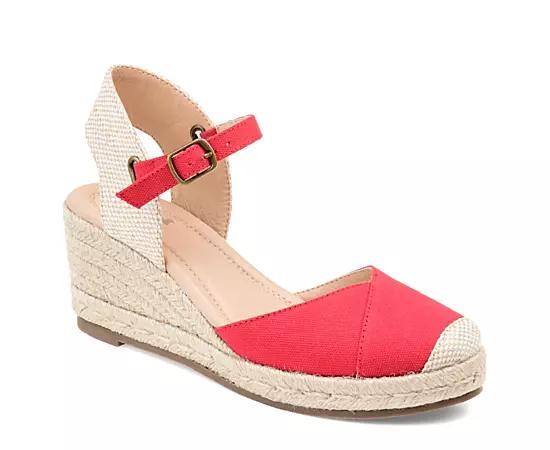 Journee Ashlyn Womens Wedges Blue Product Image