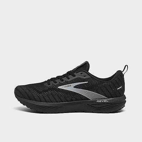 Brooks Mens Revel 6 - Running Shoes Black/Blackened Pearl/Grey Product Image