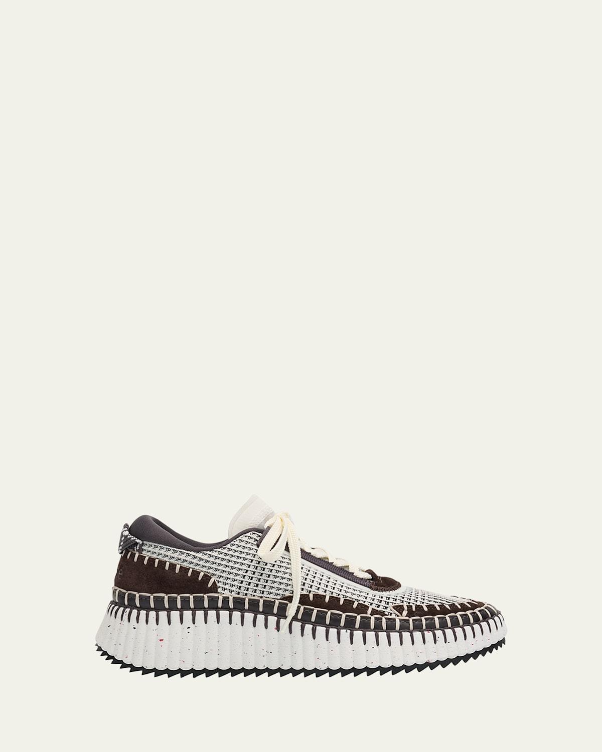 Womens Nama Mixed Media Platform Sneakers Product Image
