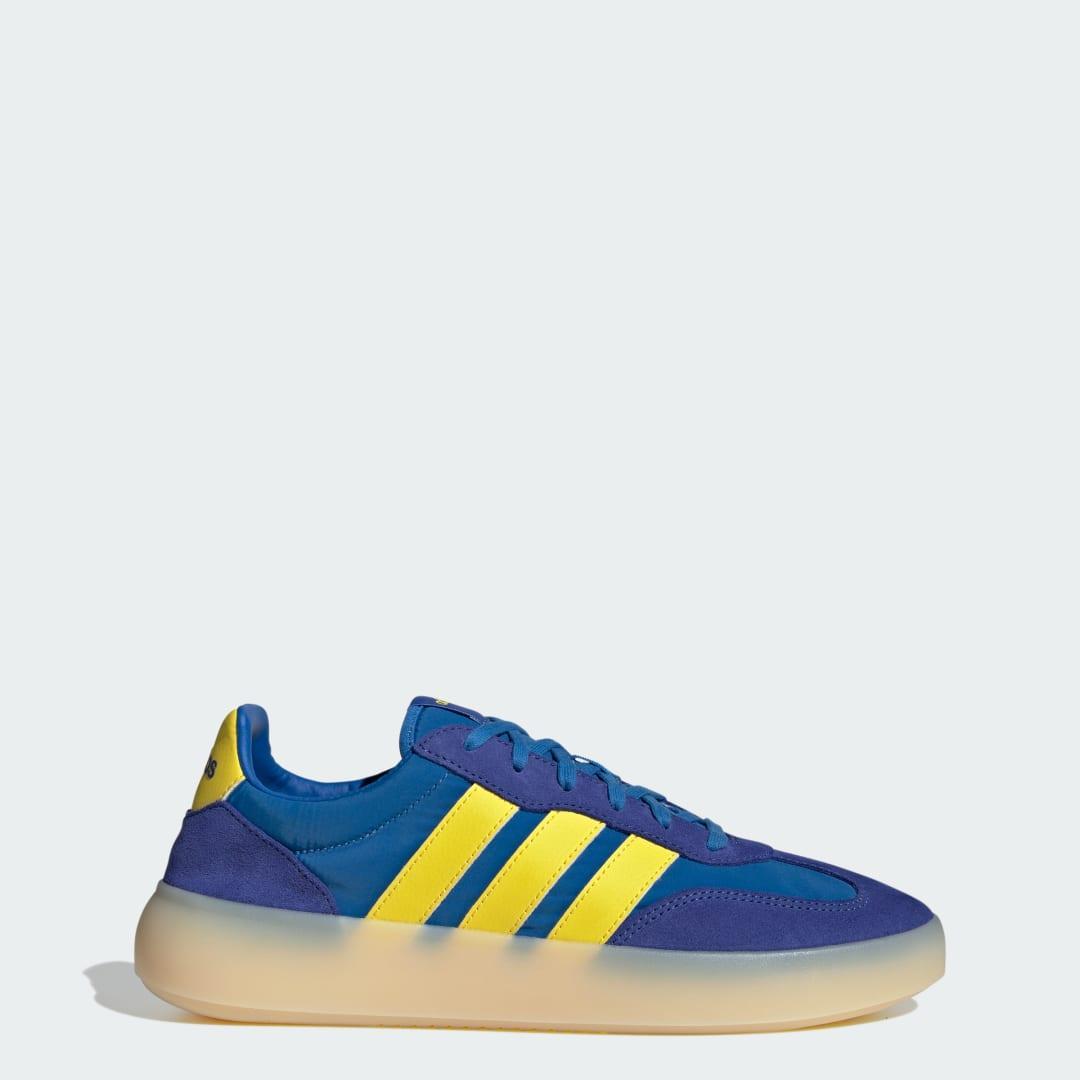 adidas Barreda Decode Men's Sportswear Shoes, Size: 12, Utility Yellow Blue Product Image