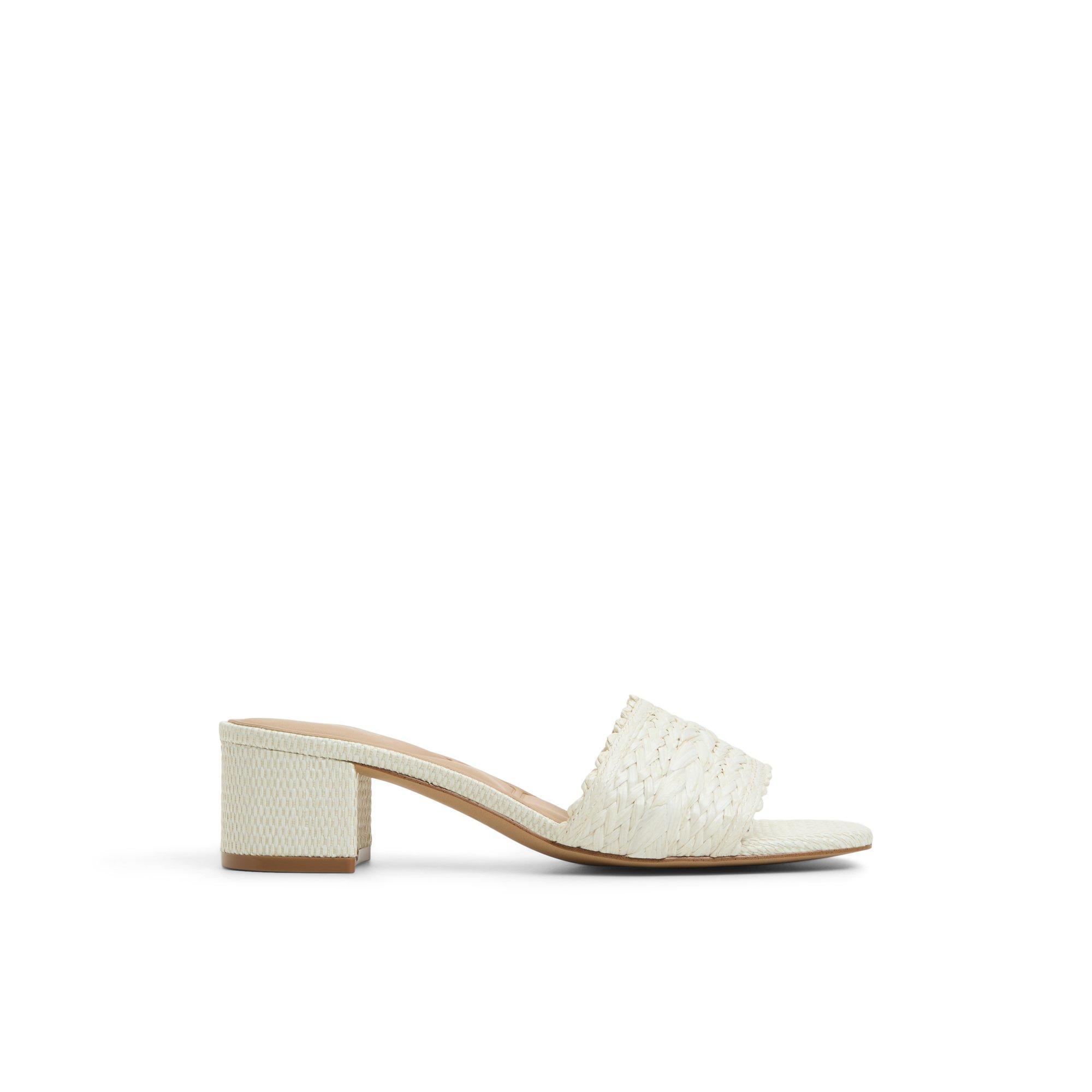 Claudina White/Bone Women's Block heels | ALDO US Product Image