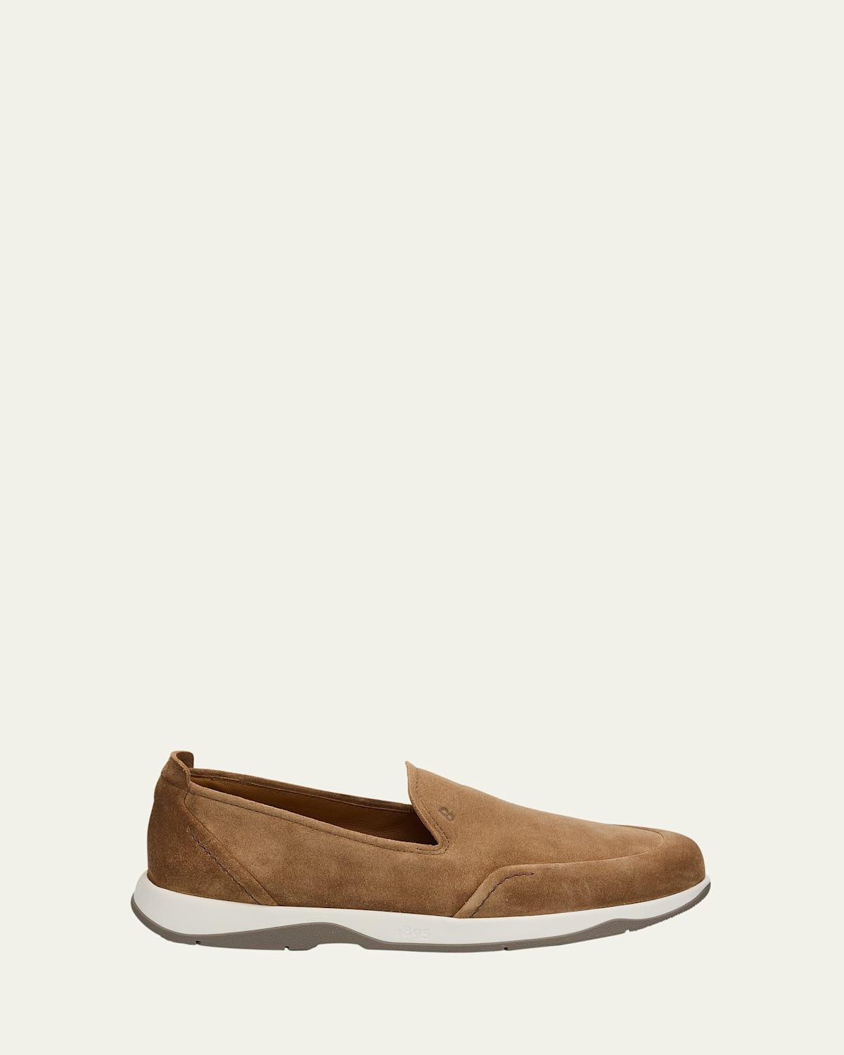 x Paulas Ibiza Mens Faro Leather Loafers Product Image