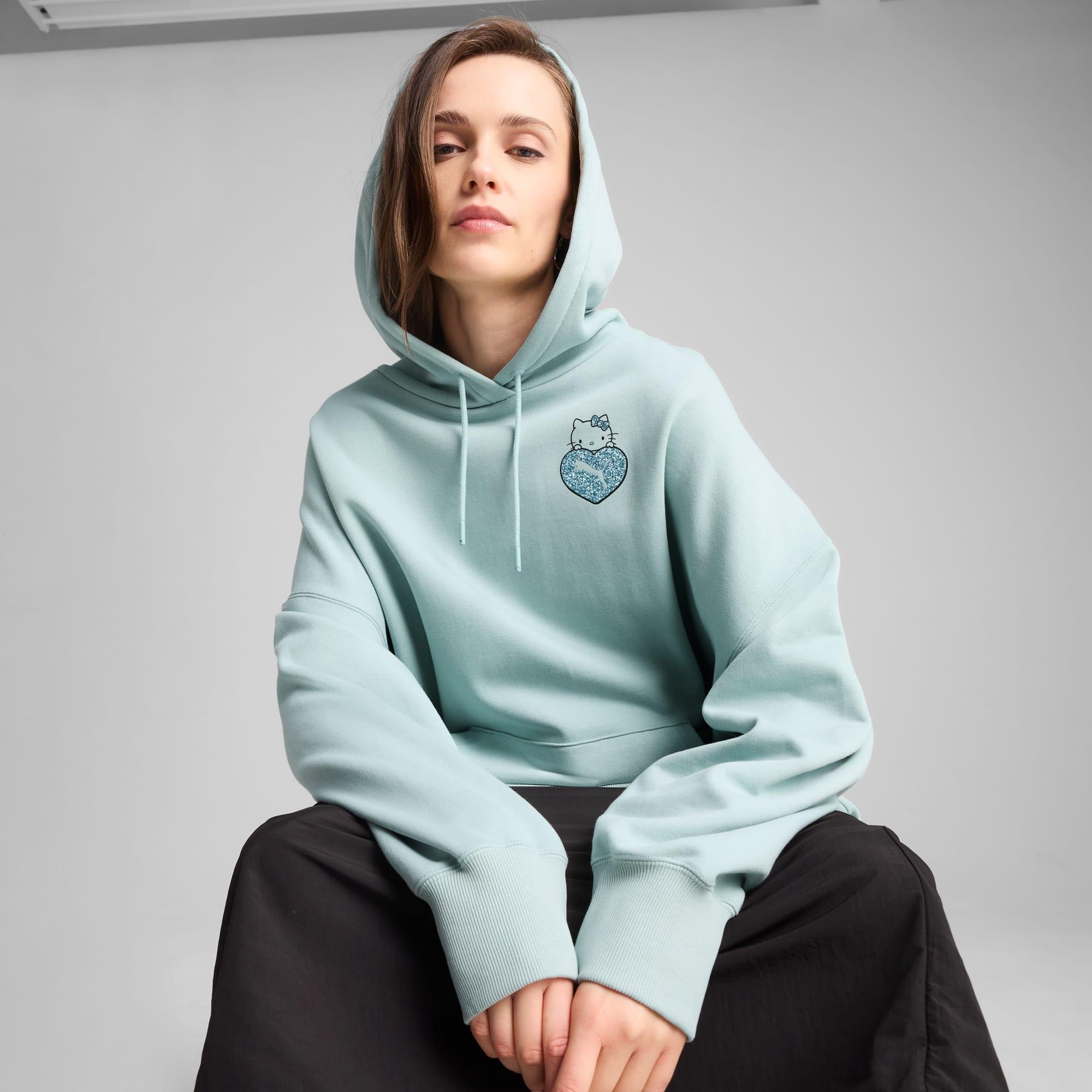 PUMA x HELLO KITTY® AND FRIENDS Women's Graphic Oversized Training Hoodie Product Image