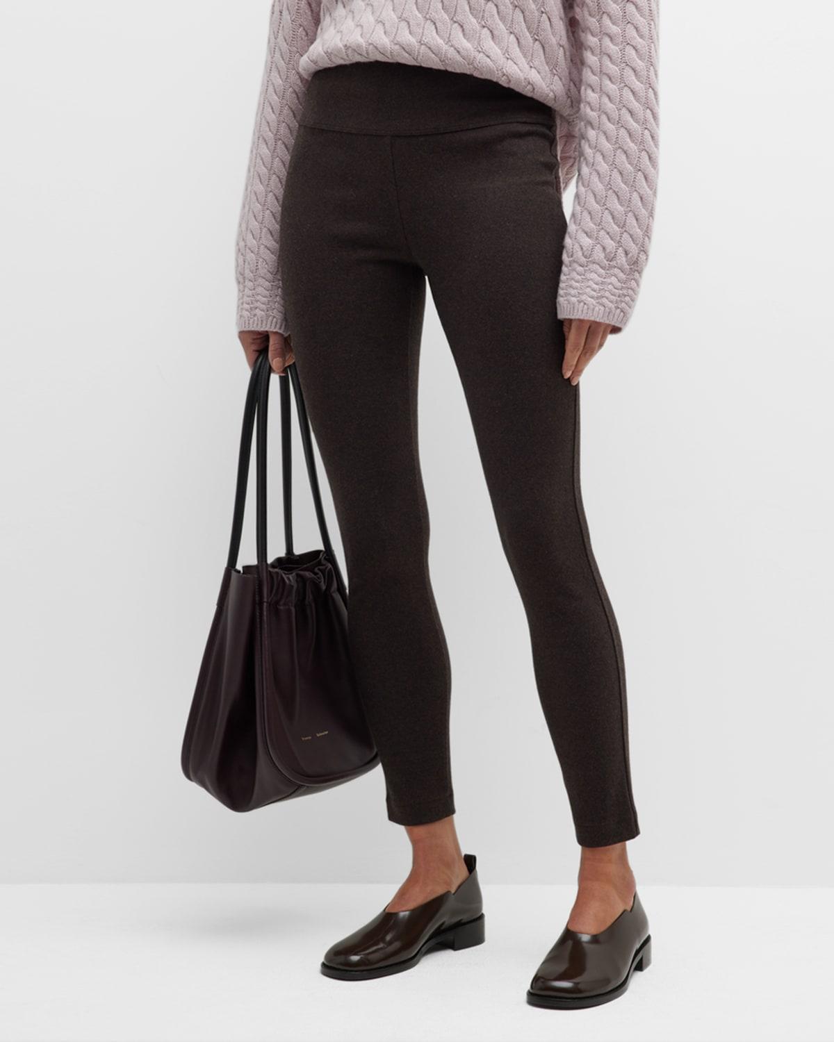 Yoke Compact-Knit Leggings Product Image