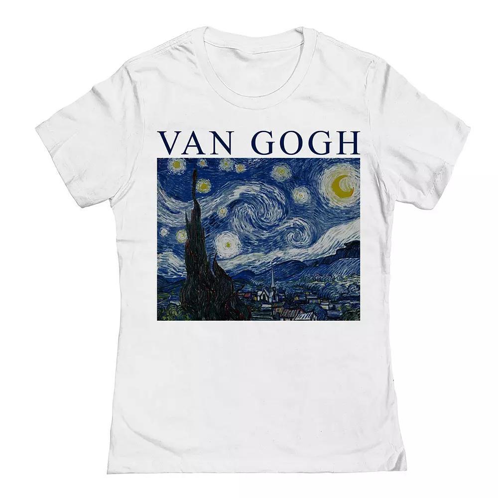 Juniors Van Goghstarry Night Womens Graphic Tee, Girls Product Image