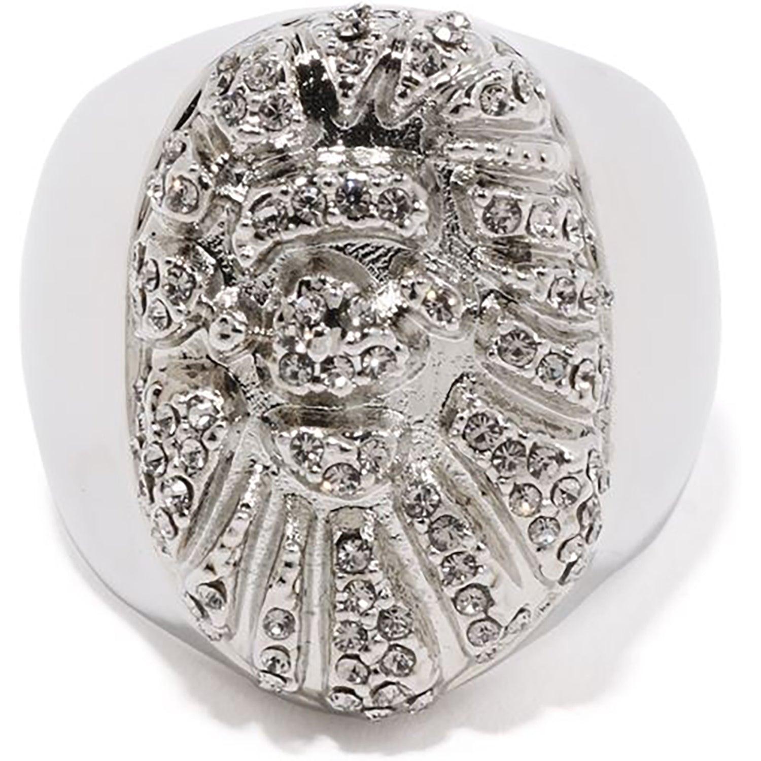 APE HEAD CRYSTAL STONE RING M Male Product Image