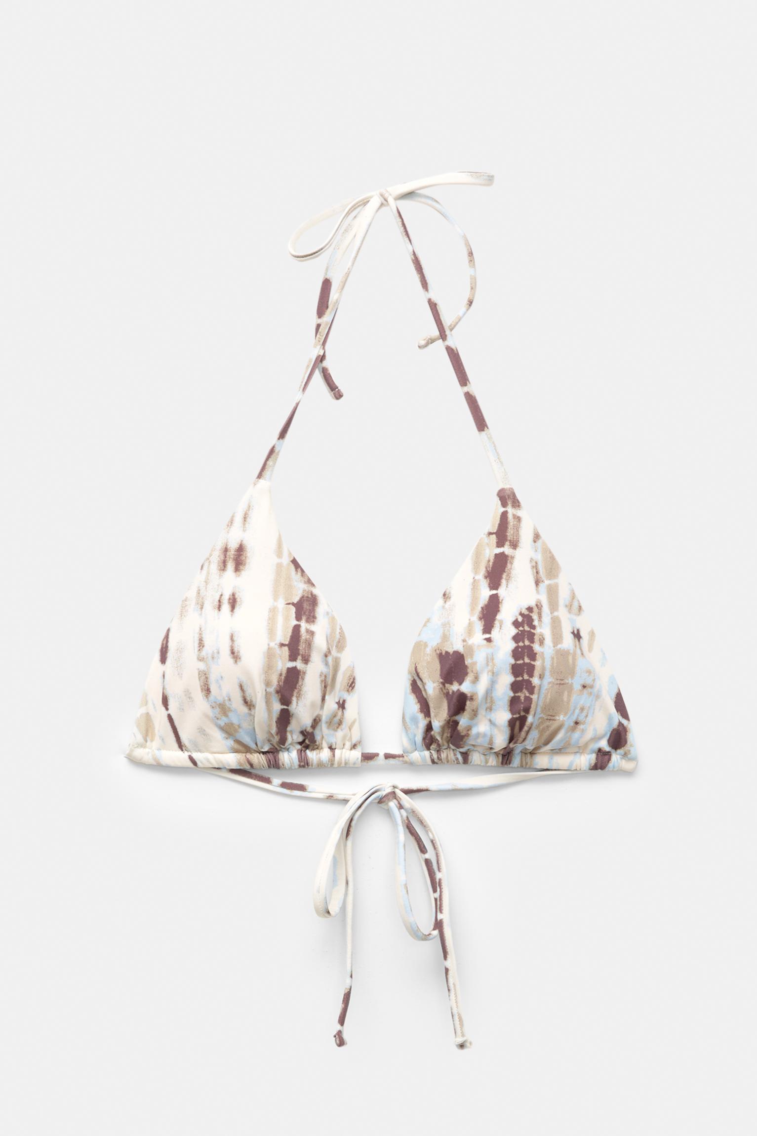 Tie-dye bikini top Product Image
