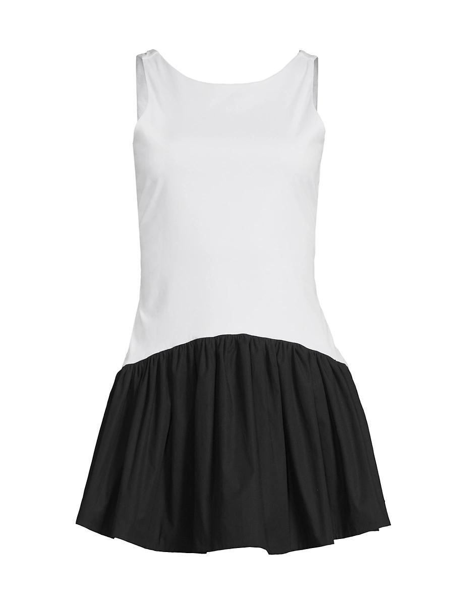 Womens Addison Colorblocked Fit & Flare Minidress Product Image