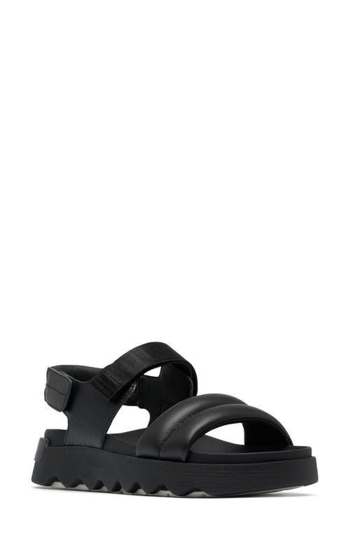 SOREL Viibe Sandal Black) Women's Shoes Product Image