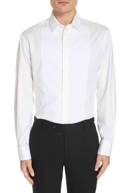 Emporio Armani Bib-Front Slim Fit Tuxedo Shirt Product Image