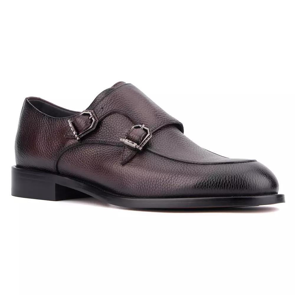 Vintage Foundry Co. Lawrence Men's Monk Strap Dress Shoes, Size: 8, Black Product Image