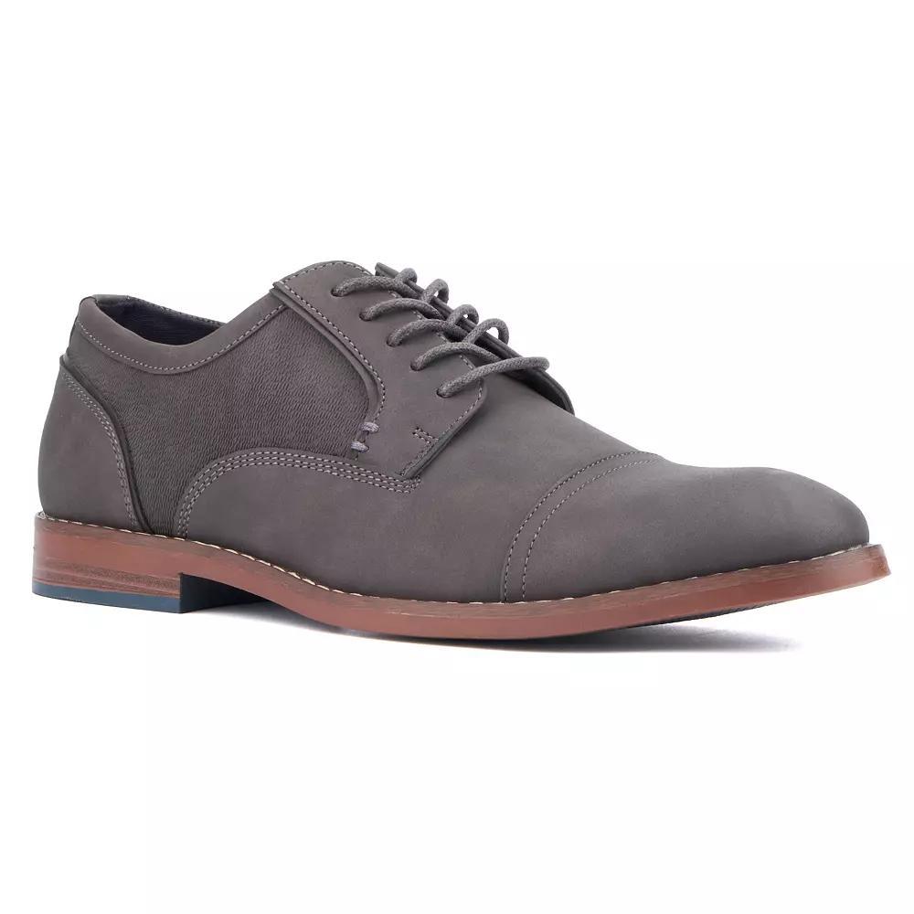 Reserved Footwear Asher Mens Oxford Casual Shoes Grey Product Image
