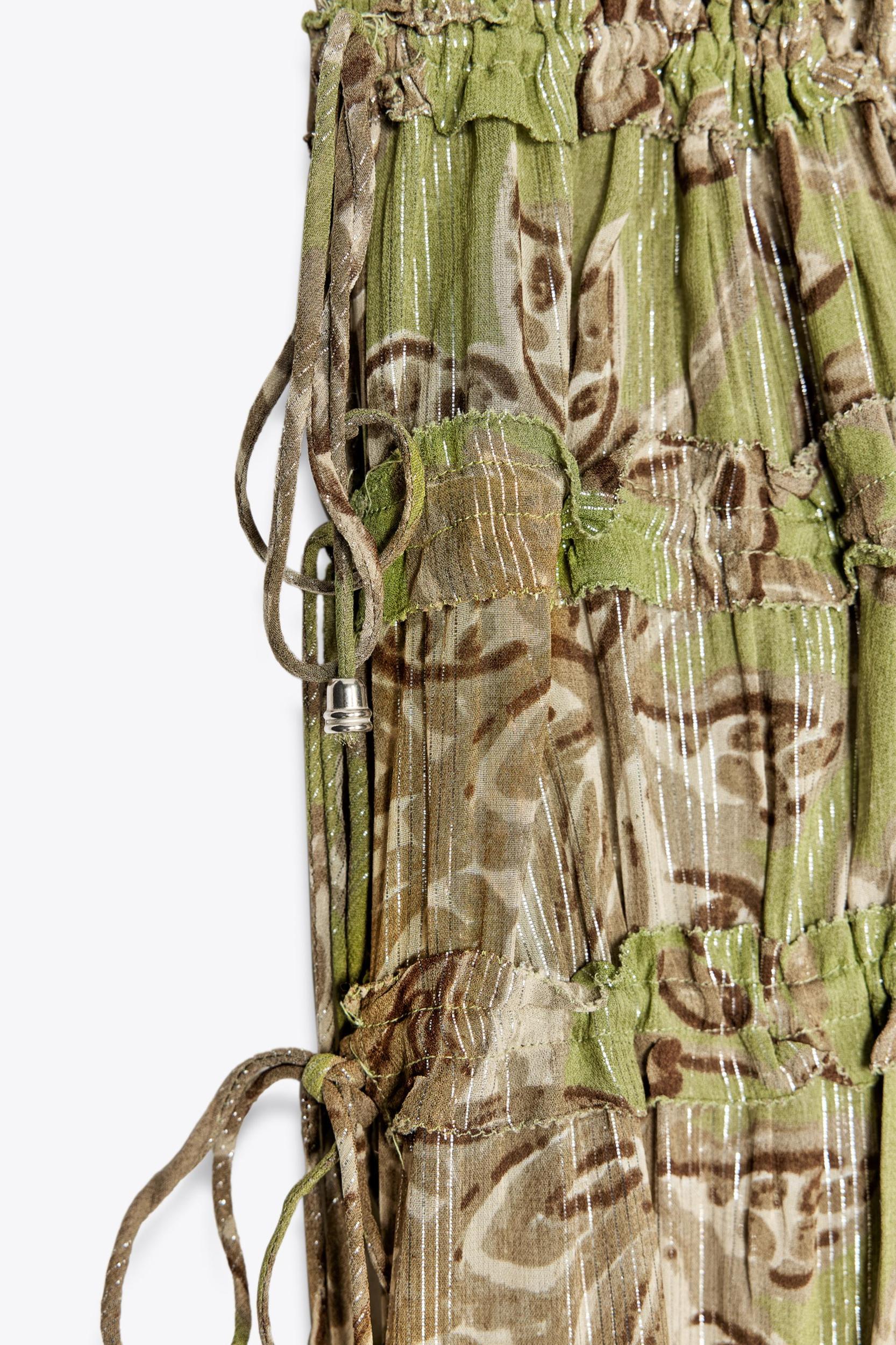 ZW COLLECTION PRINTED SKIRT Product Image