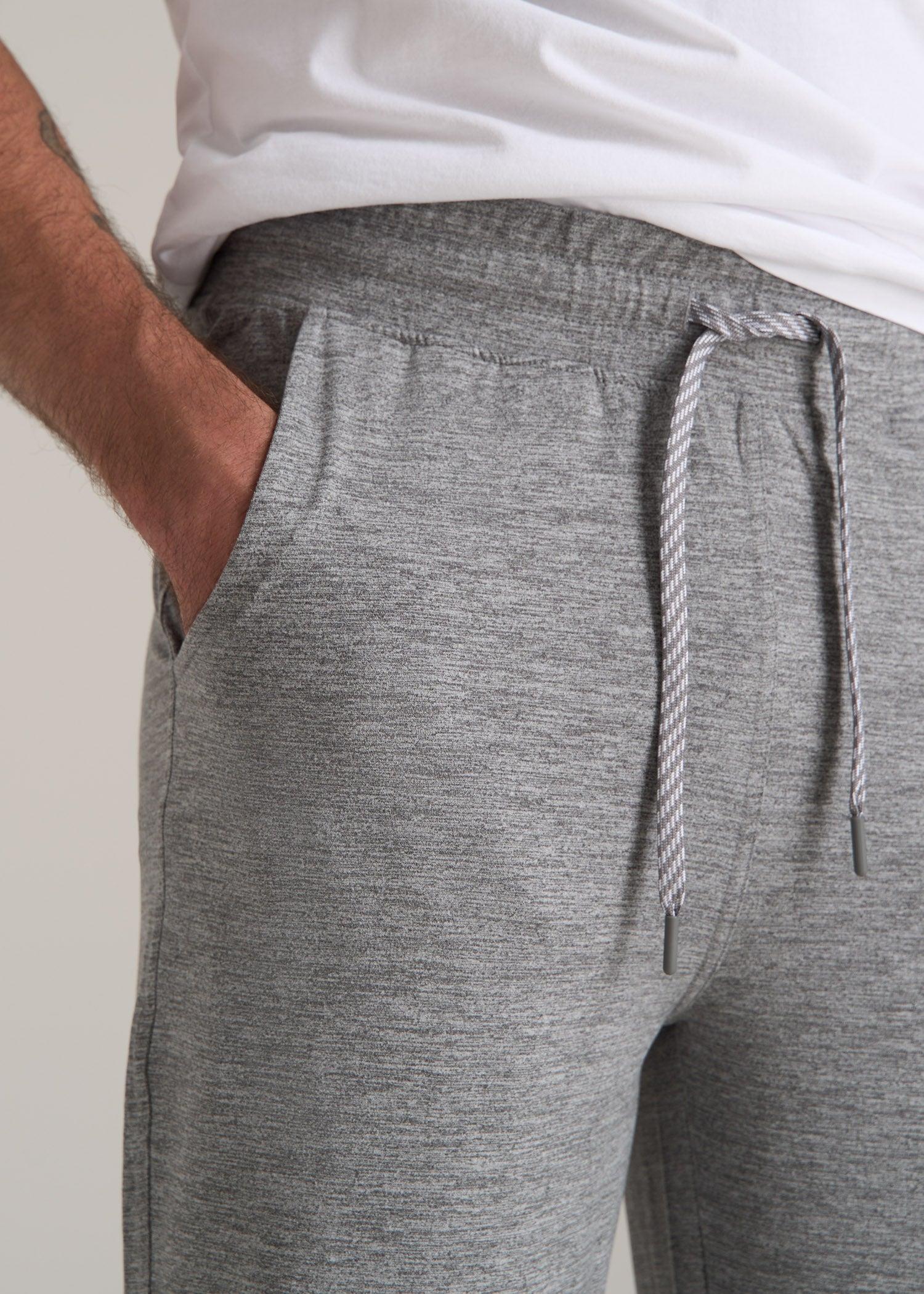 Weekender Stretch Lounge Joggers for Tall Men in Heathered Grey Product Image