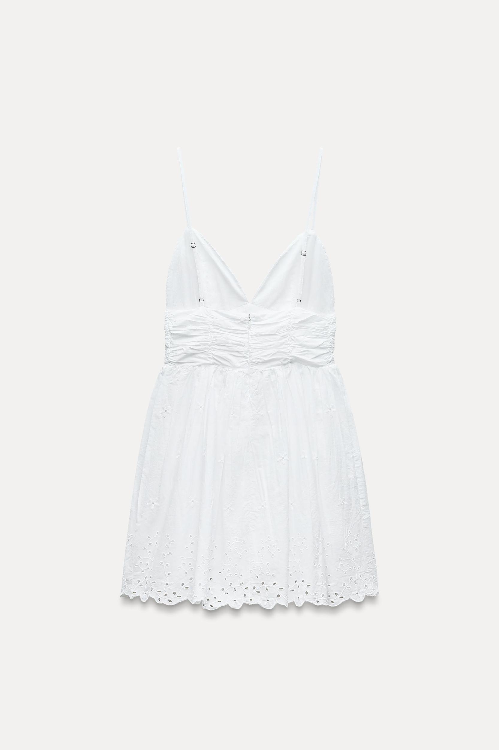 SHORT EMBROIDERED DRESS Product Image