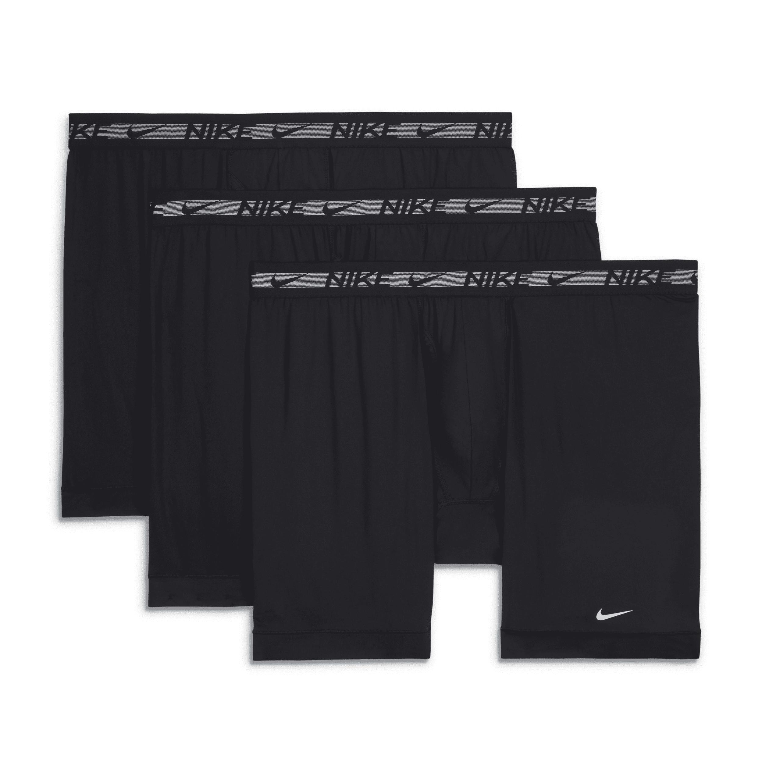 Nike Mens Dri-FIT Ultra Stretch Micro Long Boxer Brief (3-Pack) Product Image