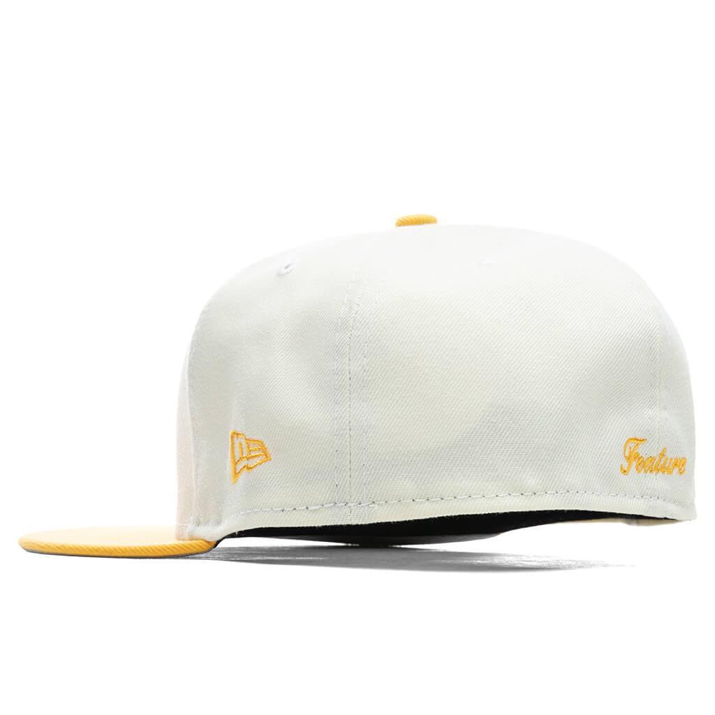 Feature x New Era OE Fitted Cap - Off-White/Grilled Yellow Male Product Image