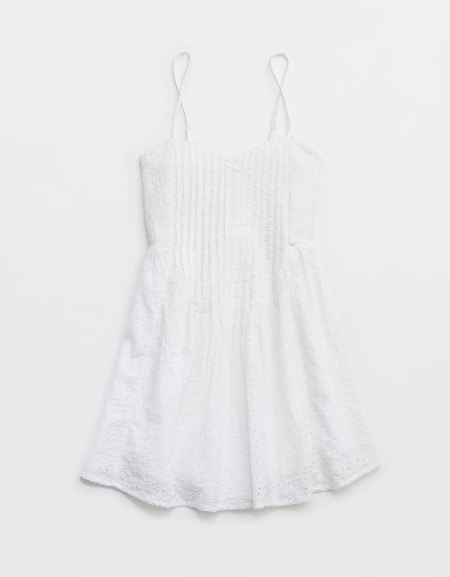 Aerie Eyelet Mini Dress Product Image