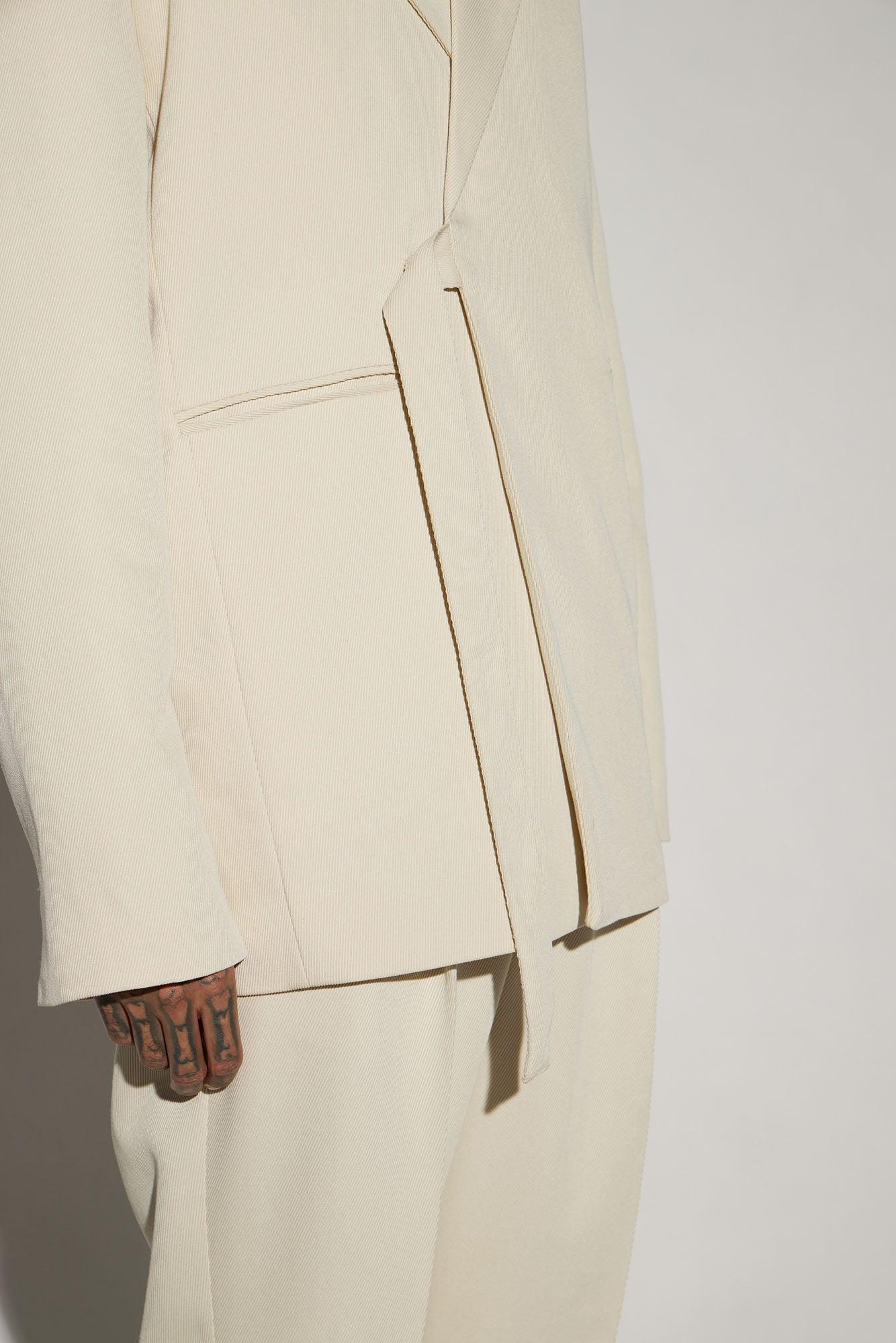 Thomas Luxury Texture Suit Jacket - Off White Product Image