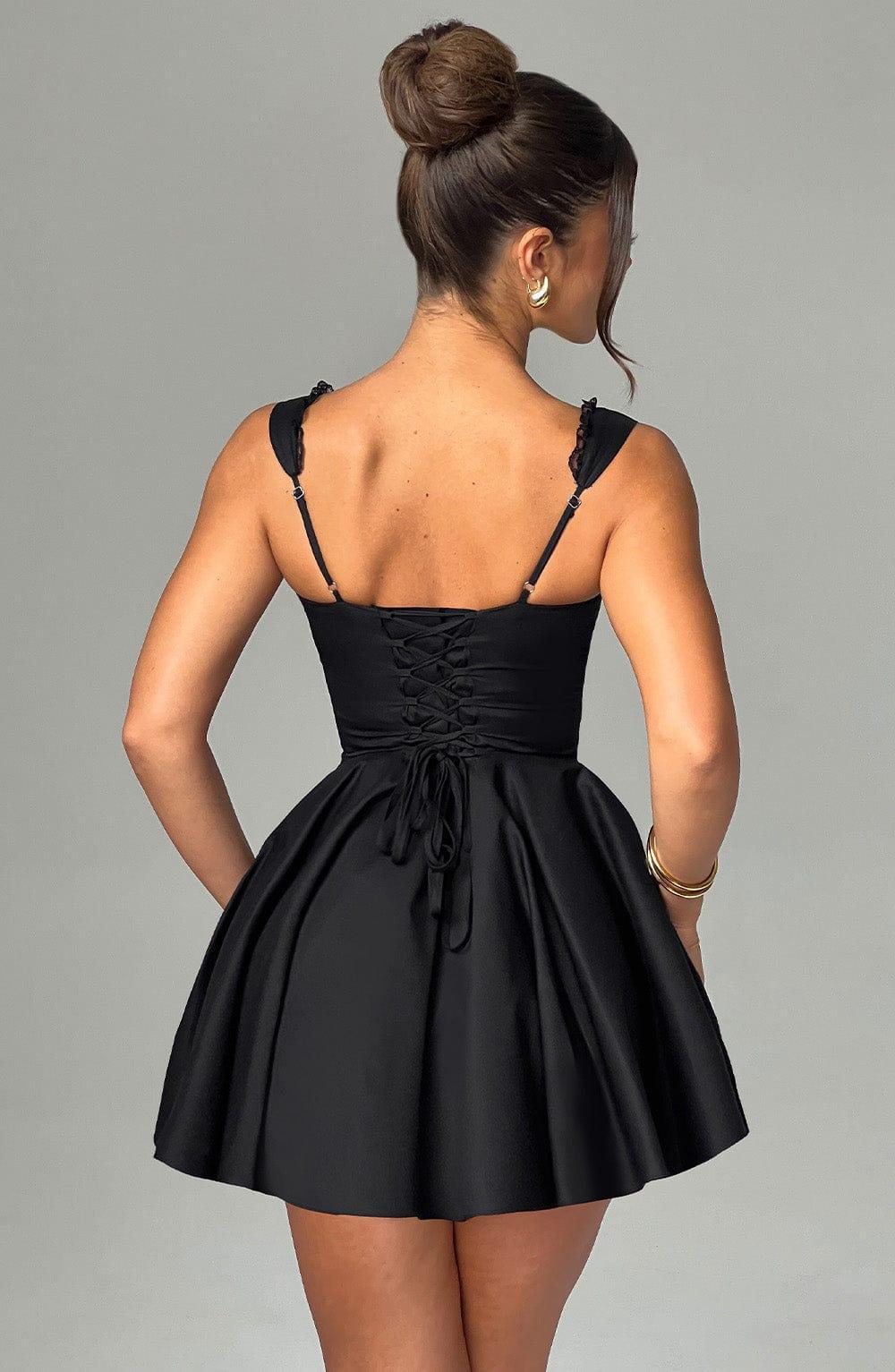 Antonella Mini Dress - Black Product Image