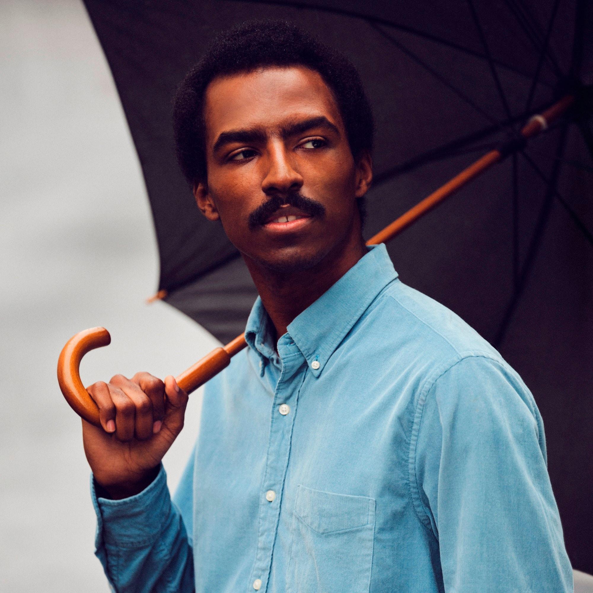 Fine-wale corduroy shirt Product Image