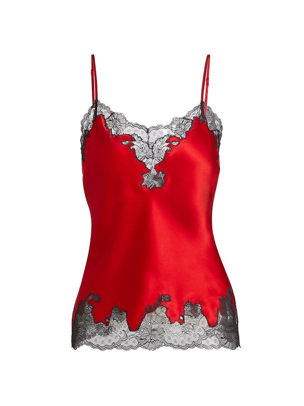 Womens Lolita Silk Lace Camisole Product Image