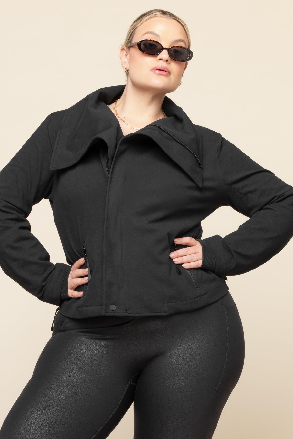 Heart Racer Moto Jacket - Raincloud Product Image