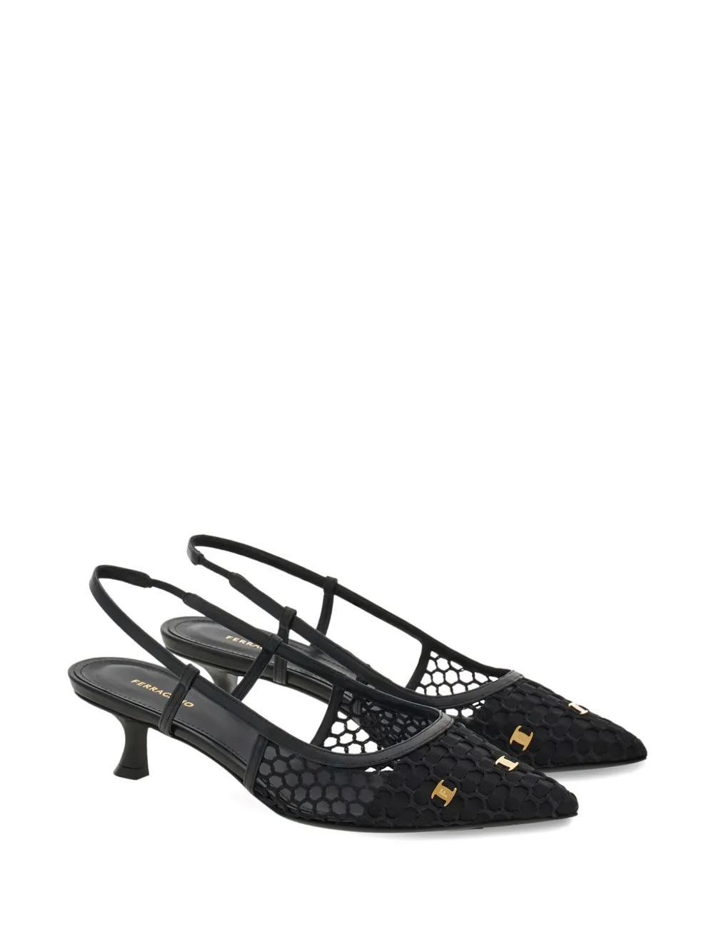 40mm Vara-appliqué slingback pumps Product Image
