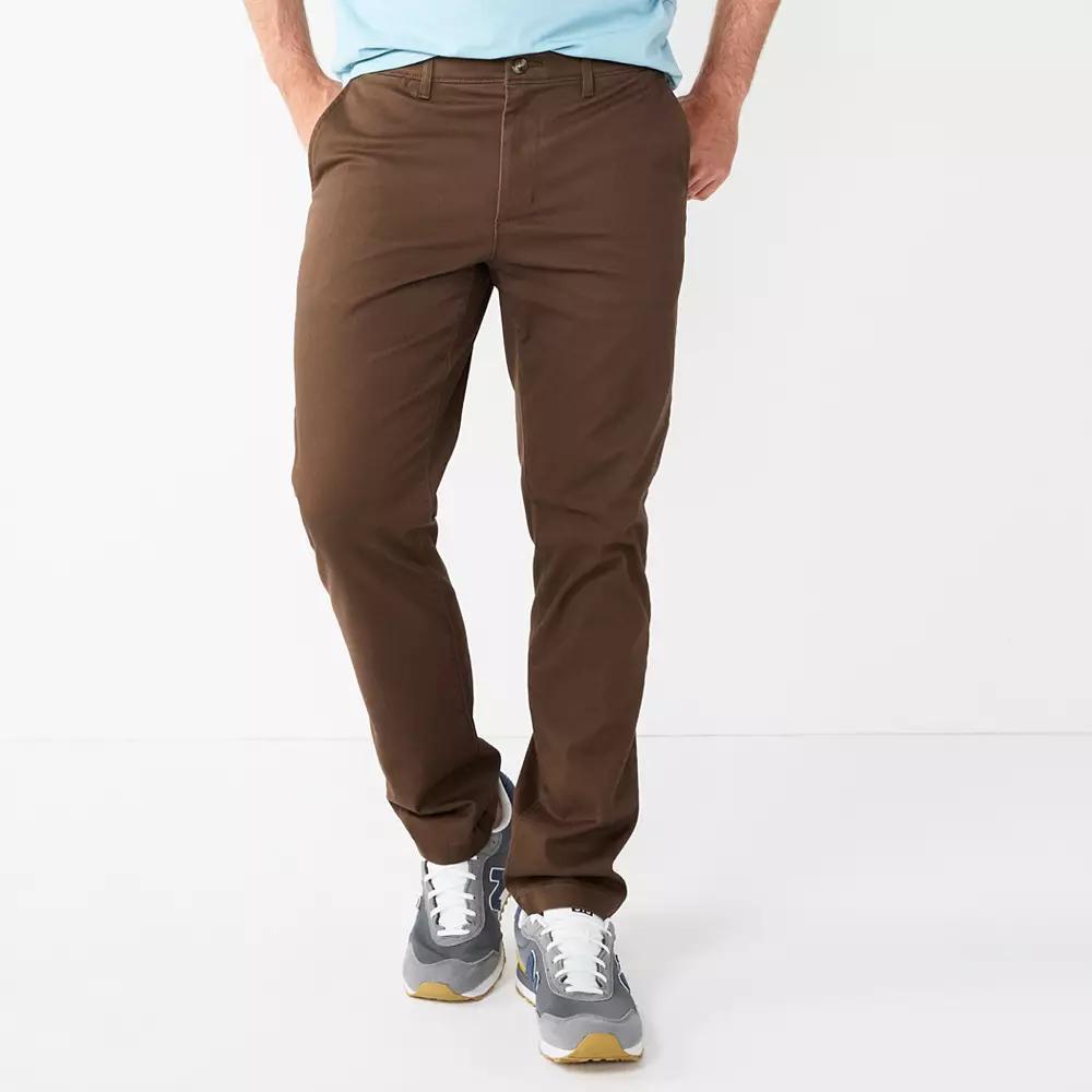 Men's Sonoma Goods For Life® Flexwear Slim-Fit Chinos, Size: 29X32, Dark Green Product Image